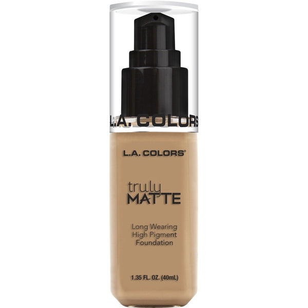 Base CLM354 L.A. Colors Truly MATTE Foundation  REPUBLICA DOMINICANA