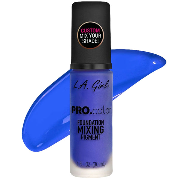 La Girl  Pro Color Base Mixing Pigment  Azul color - REPUBLICA DOMINICANA