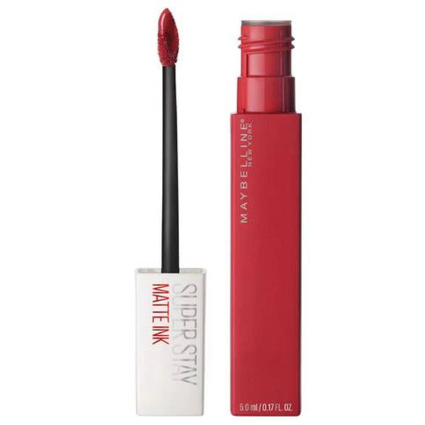 Maybelline Superstay Matte Ink Rojo Pioneer- Republica Dominicana