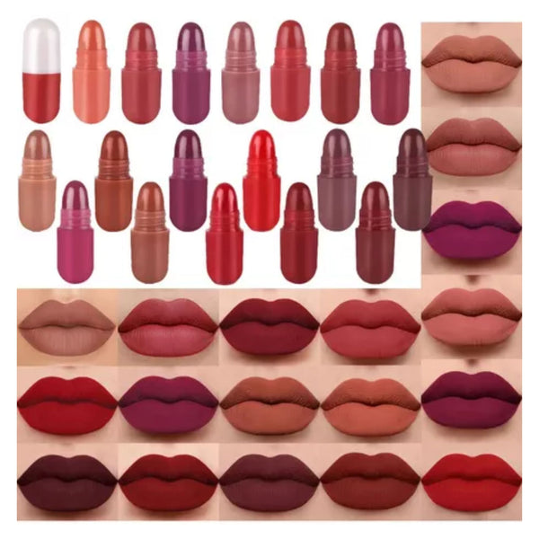 Mini Pills Lipsticks Pastilla Labiales Republica Dominicana