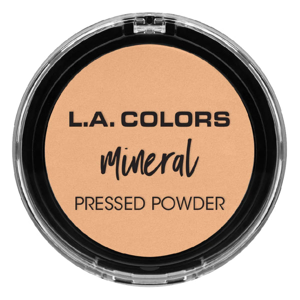 LA COLORS Mineral Pressed Powder - Beige - Tono Claro - PUERTO RICO