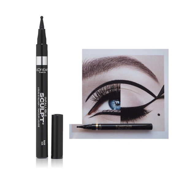 Loreal Infallible Sculp Eyeliner Black - Gel Eyeliner REPUBLICA DOMINICANA