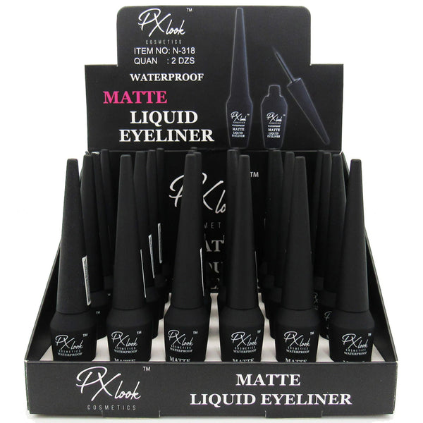 PX Look Matte - Gel Eyeliner  " A Prueba de Agua"  REPUBLICA DOMINICANA