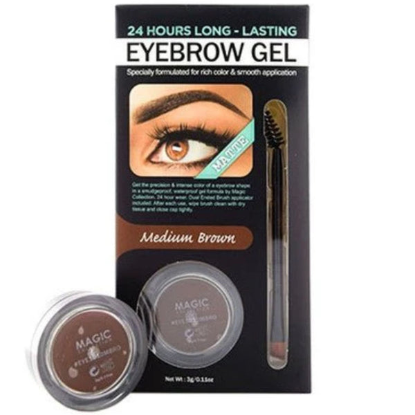 Magic Eyebrow (CEJAS) Gel - Brown "A prueba de agua"- REPUBLICA DOMINICANA