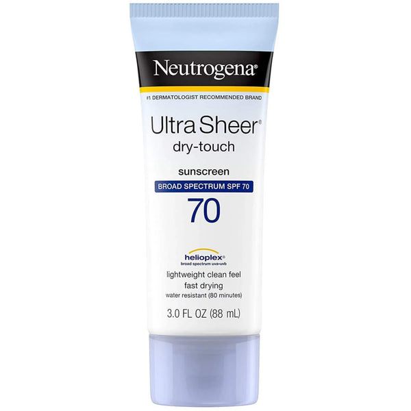 Neutrogena Ultra Sheer Dry Touch suncreen SPF 70 Republica Dominicana