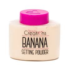 Polvo Banana Beauty Creations  Powder settings REPUBLICA DOMINICANA