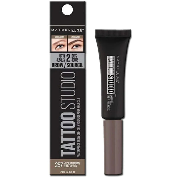 Maybelline Tattoo Studio Brow Gel Medium Brown (CEJAS) REPUBLICA DOMINICANA