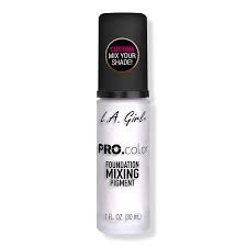 La Girl  Pro Color Base Mixing Pigment  Blanco color - REPUBLICA DOMINICANA