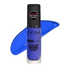 La Girl  Pro Color Base Mixing Pigment  Azul color - REPUBLICA DOMINICANA