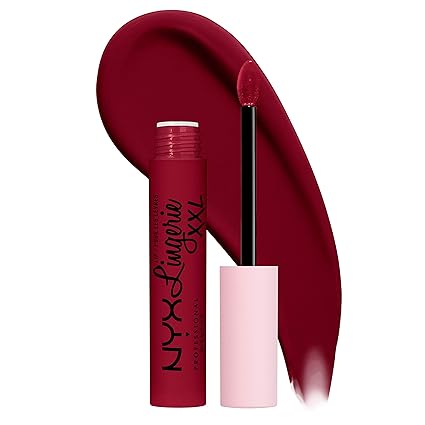 NYX Lip Lingerie XXL MATTE Lipstick Sizzlin (Oxblood Red) Republica Dominicana