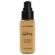 Base CLM352 L.A. Colors Truly MATTE Foundation REPUBLICA DOMINICANA