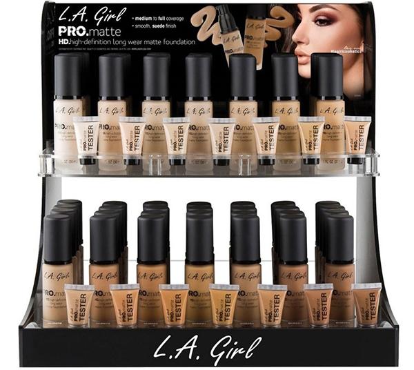 LA Girl Pro Matte Foundation TONOS: Claro, Medio y Oscuro