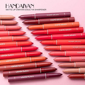 Handaiyan MATTE Lip Crayon + Built in Sharpener - Tono Surtidos - RD$130.00 Republica Dominicana