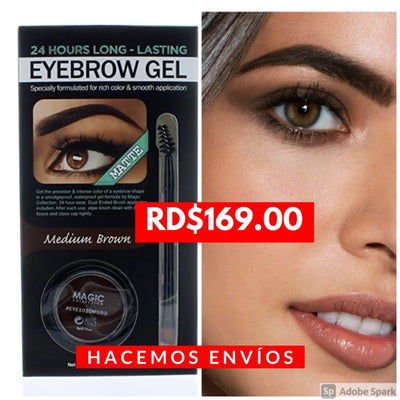 Magic Eyebrow (CEJAS) Gel - Brown "A prueba de agua"- REPUBLICA DOMINICANA
